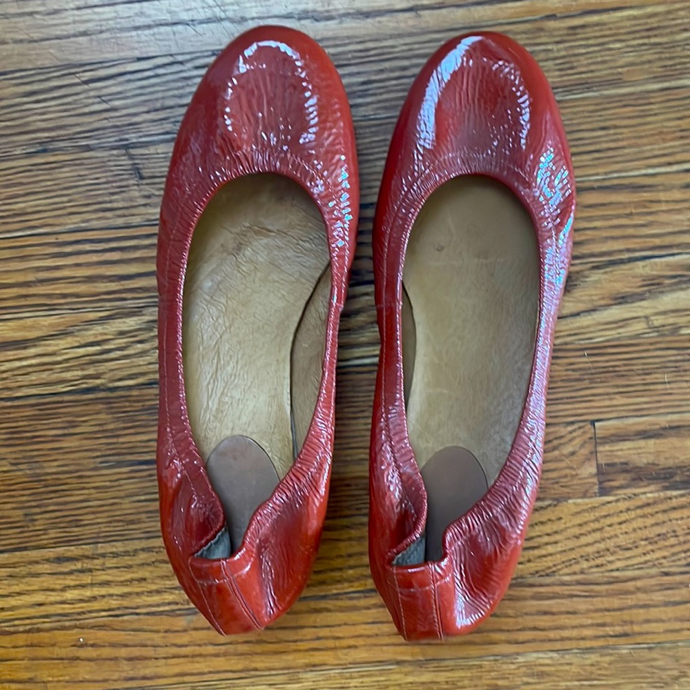 💥Size 10 W Ballet Slippers - rust color barely worn💥